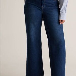 Quince Deep Indigo Women's Bella Wide Leg Jeans 29